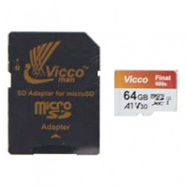 خرید کارت میکرو اس دی Vicco Man - 64 گیگابایت