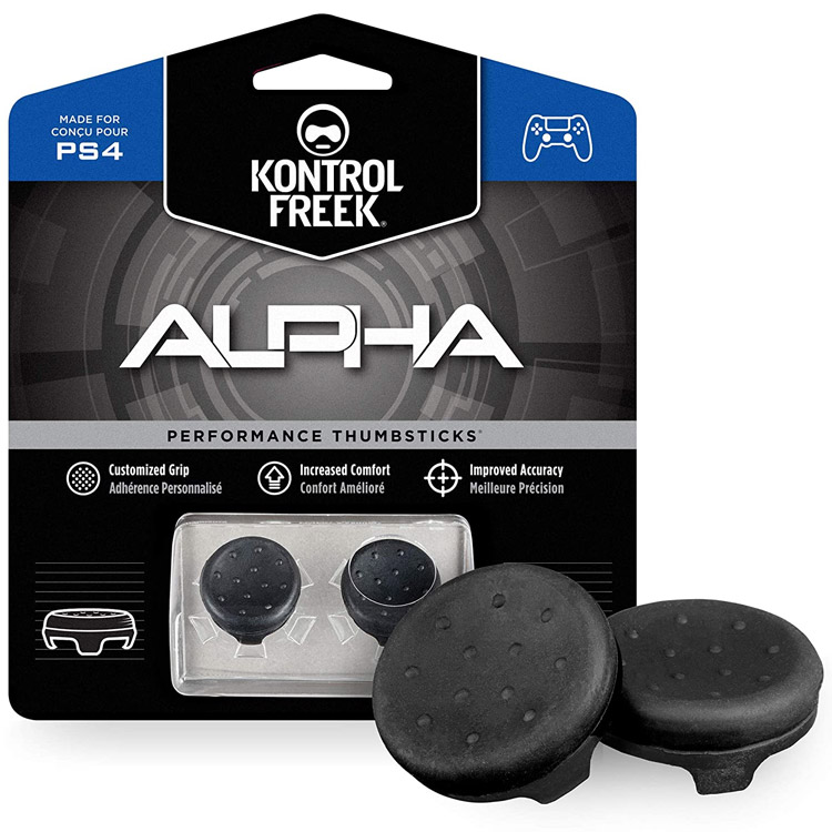 خرید روکش آنالوگ KontrolFreek مخصوص PS5 و PS4 - نسخه Alpha مشکی