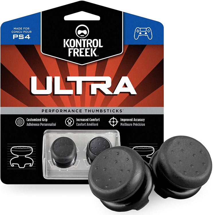 خرید روکش آنالوگ KontrolFreek مخصوص PS5 و PS4 - نسخه Ultra مشکی