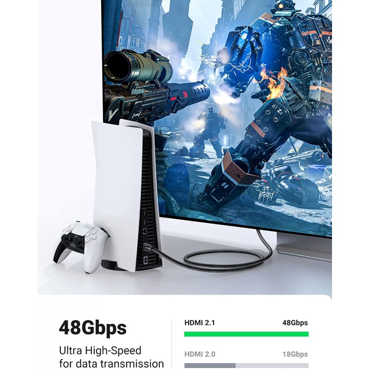 خرید کابل UGREEN HDMI 2.1 - دو متر