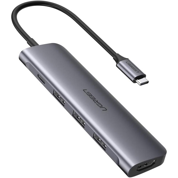خرید آداپتور پنج کاره UGREEN - کابل USB-C