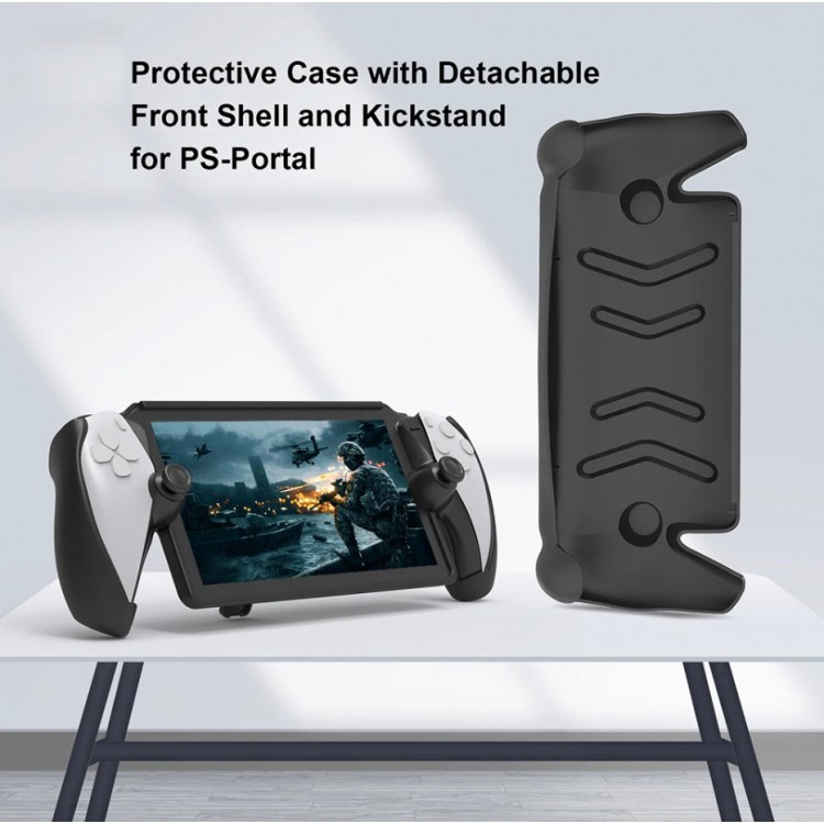 خرید کیس VKTECH Premium TPU با پایه برای پلی استیشن پورتال - سیاه