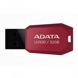 ADATA UV100 USB 2.0 Flash Memory - 32GB - Red