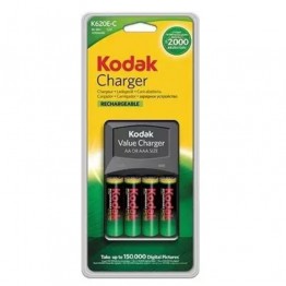 Kodak K620E-C Battery Charger with 4 AA Batteries