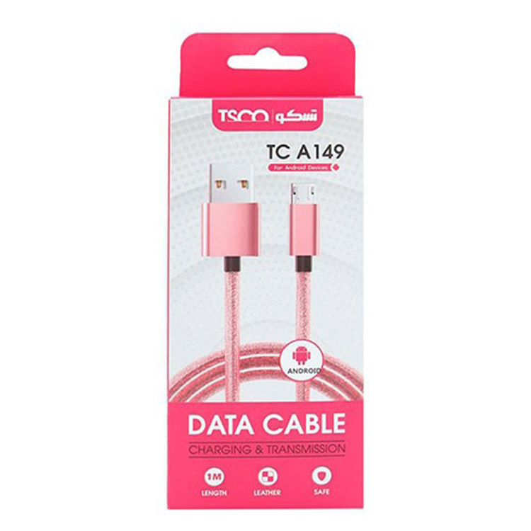 TSCO TCA149 Micro USB Cable - Pink لوازم جانبی 