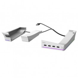 ipega 4 in 1 P5 Horizontal Stand RGB for P5-Pro/P5-Slim - White