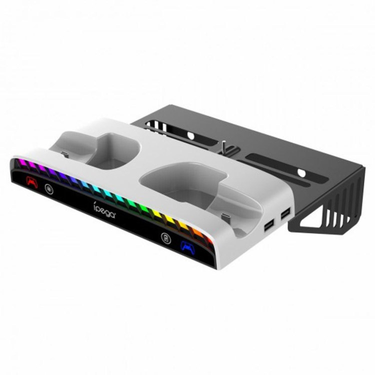 خرید پایه دیواری ipega RGB همراه با شارژر برای PS5