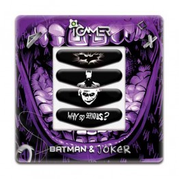 Light Bar Sticker - Joker And Batman