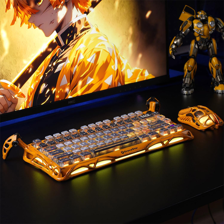 خرید GravaStar Mercury K1 Pro Wireless Mechanical Gaming Keyboard ...