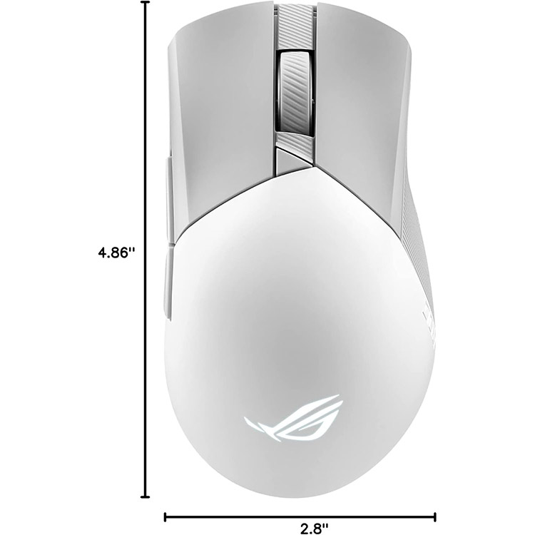 خرید موس Asus ROG Gladius III AimPoint - بی‌سیم - سفید