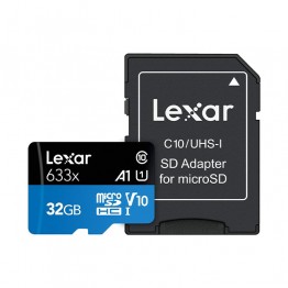 خرید Lexar High-Performance 633x MicroSDXC UHS-I Card with SD Adapter- 32GB