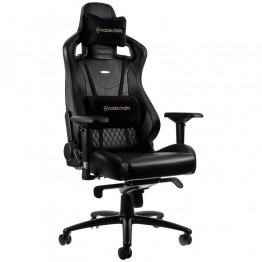 Noblechairs EPIC REAL LEATHER BLACK Gaming Chair