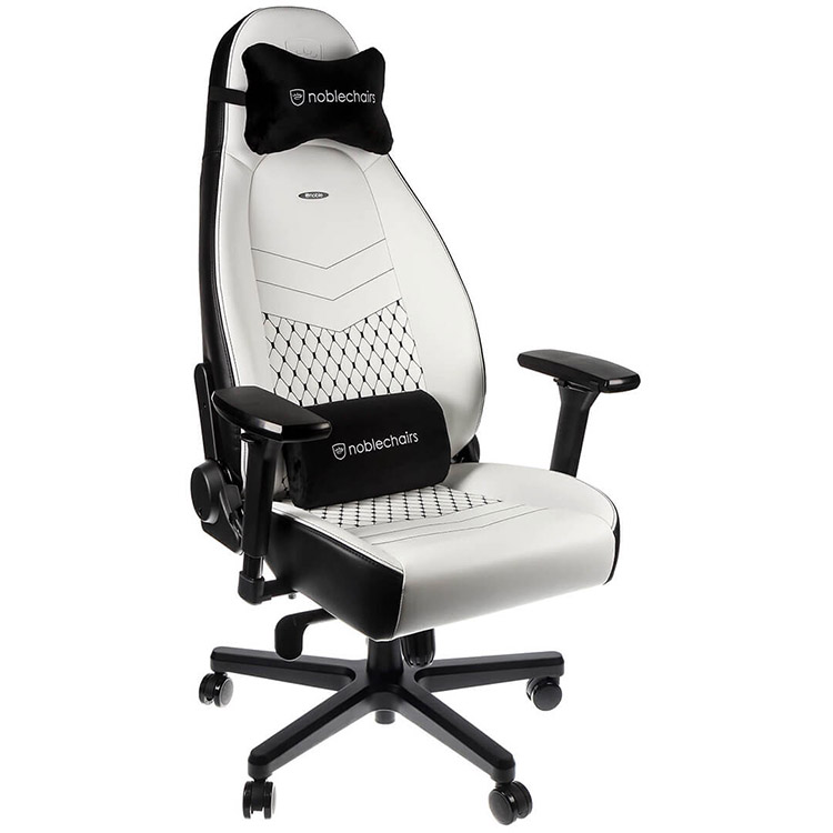خرید صندلی گیمینگ Noblechairs ICON- سفید/مشکی