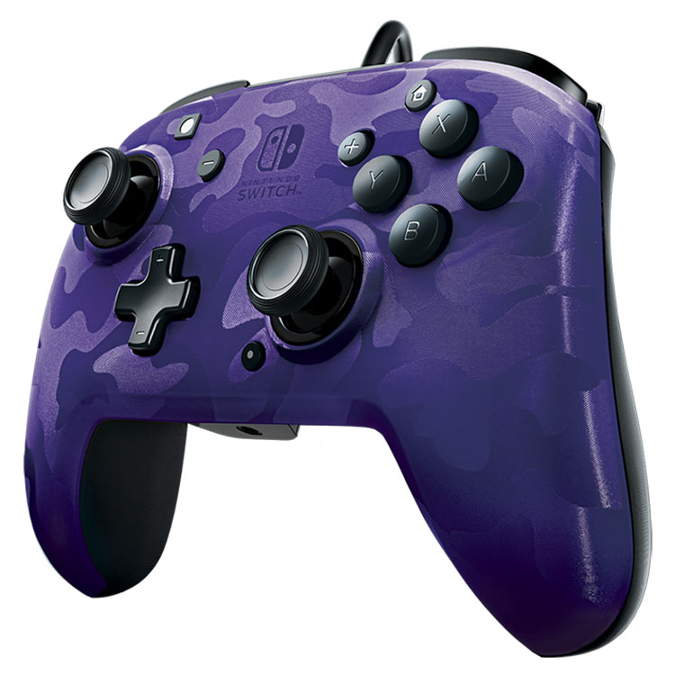 خرید کنترلر سیمی  Faceoff Deluxe+ Audio- طرح Purple Camo