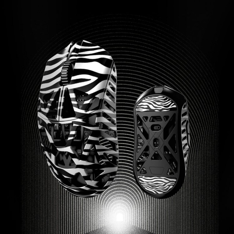 خرید موس WLmouse Beast X Max - بی‌سیم - طرح محدود گورخر