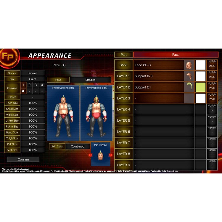 Fire Pro Wrestling World - - PS4 عناوین بازی