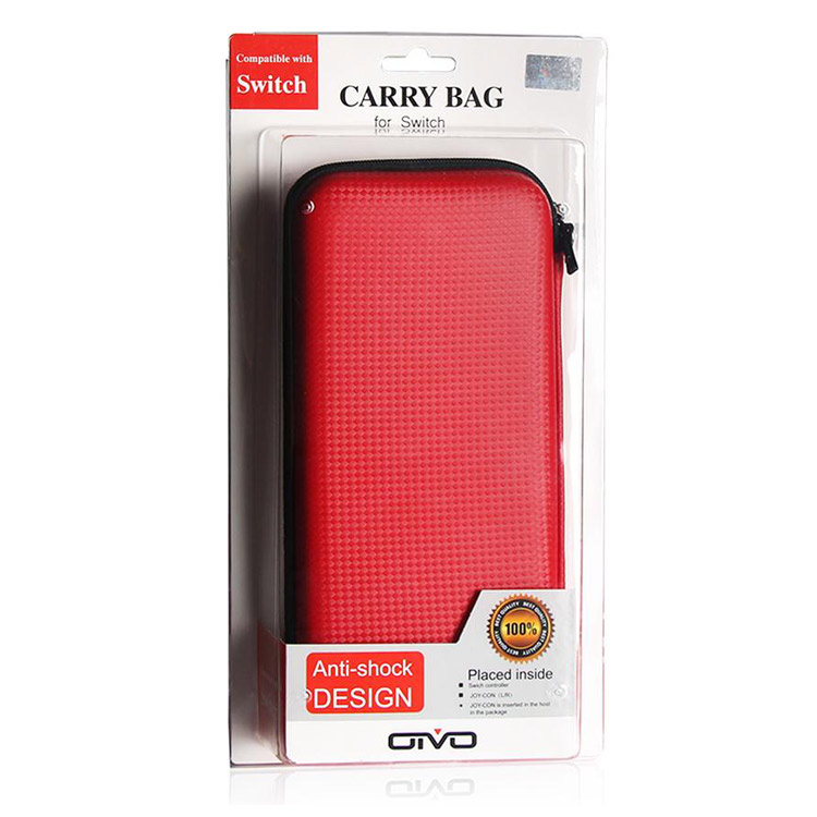 Oivo Anti Shock Carry Bag for Nintendo Switch - Red لوازم جانبی 