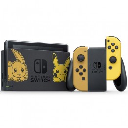 Nintendo Switch Pikachu & Eevee Edition with Pokemon: Let's Go, Pikachu! + Poke Ball Plus