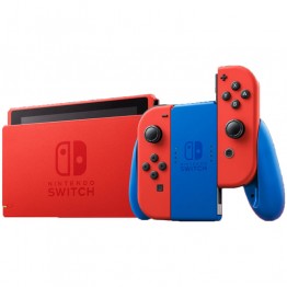 Nintendo Switch Mario Bright Red and Bright Blue Edition