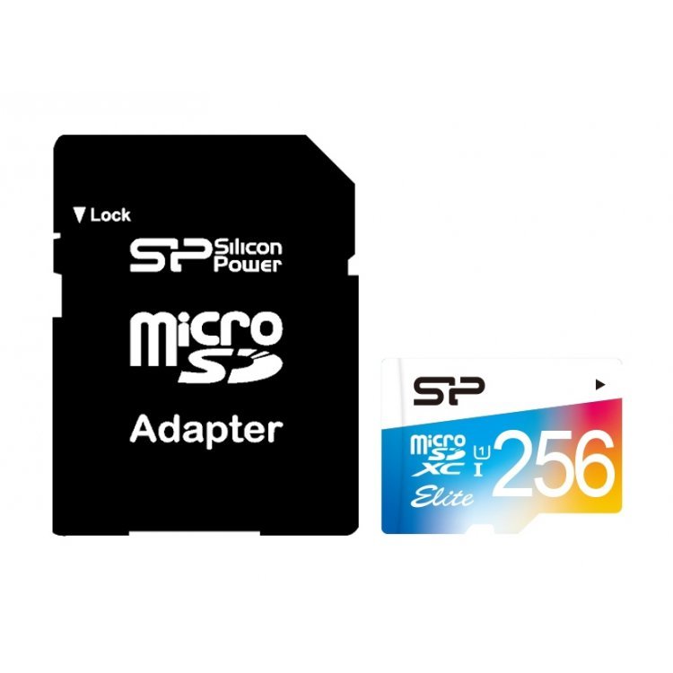Silicon Power microSD XC class 10 Elite - 256GB لوازم جانبی 