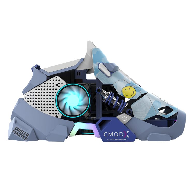 خرید کیس کامپیوتر Cooler Master Sneaker X - آبی فیروزه‌ای