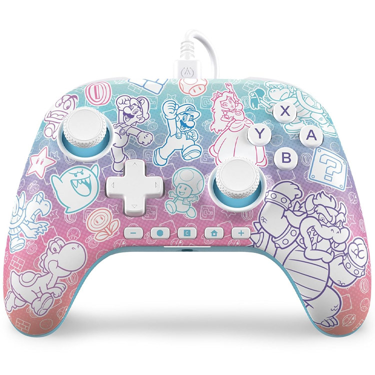 خرید PowerA Advantage Wired Controller for Nintendo Switch 2 - Mushroom Kingdom