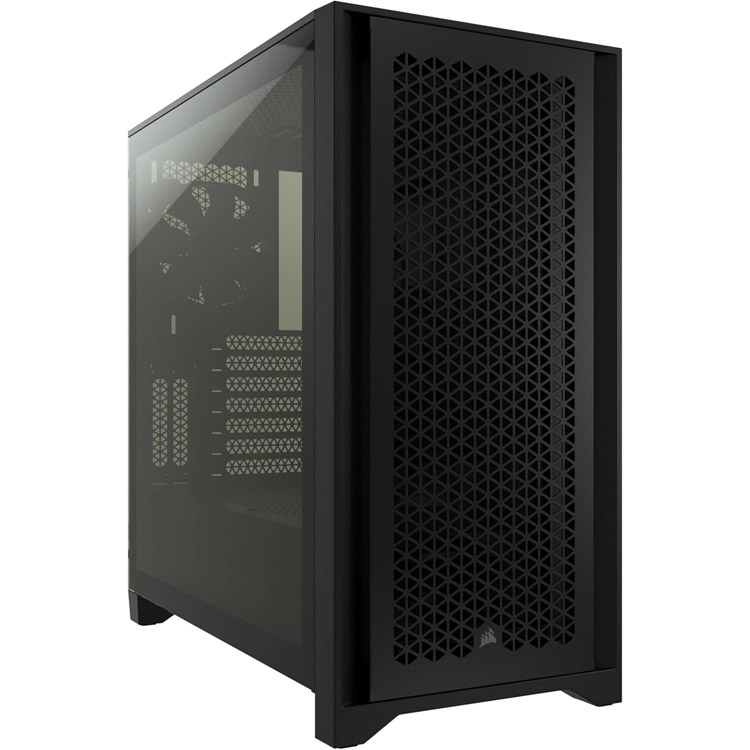 خرید کیس کامپیوتر Corsair 4000D Airflow TG - شاسی مید تاور - سیاه