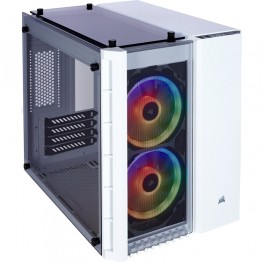 Corsair Crystal Series 280X RGB Mini-Tower PC Case - White