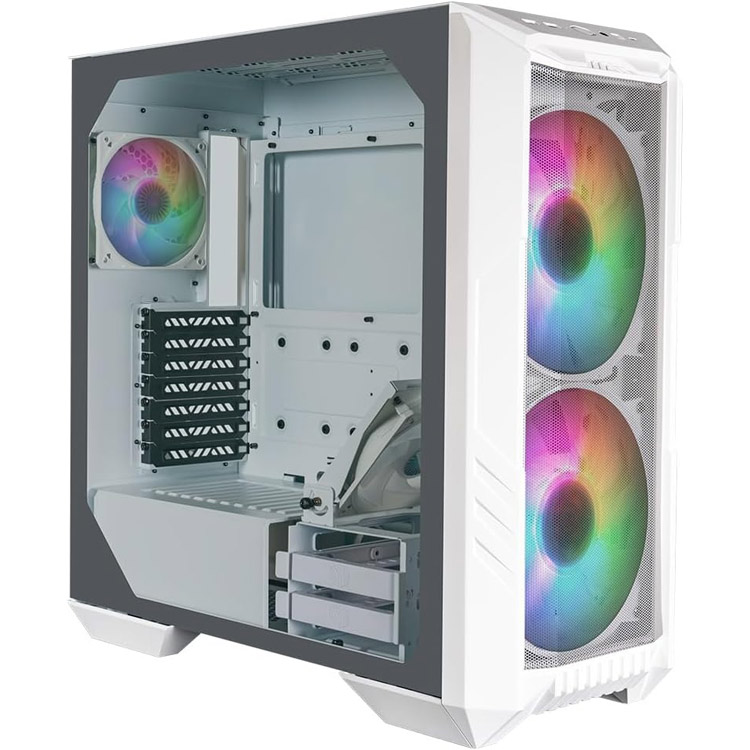 خرید کیس کامپیوتر Cooler Master HAF 500 - شاسی مید تاور - سفید