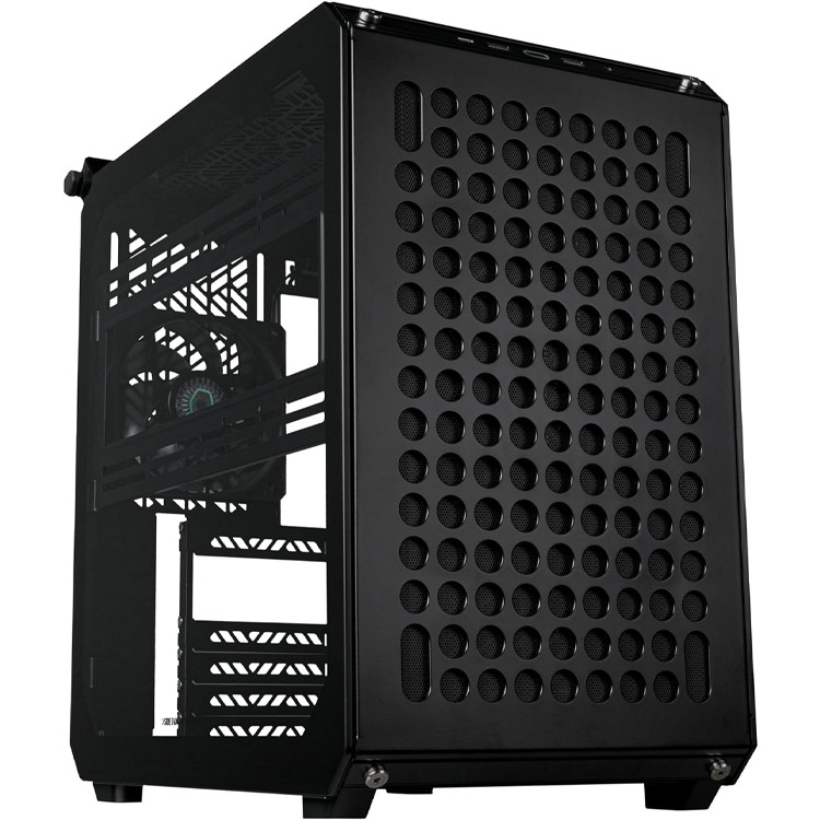 خرید کیس کامپیوتر Cooler Master Qube 500 Flatpack - شاسی مید تاور - سیاه