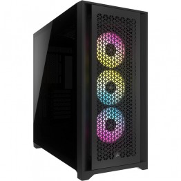 Corsair iCue 5000D RGB Airflow Mid-Tower PC Case - Black