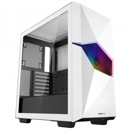 DeepCool Cyclops Mid-Tower Gaming PC Case - White