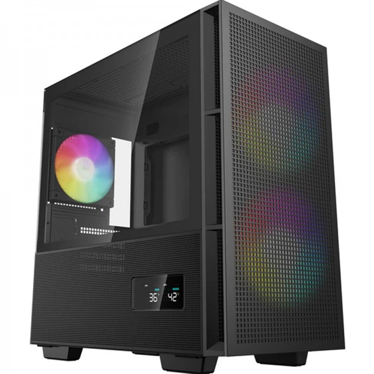 خرید کیس کامپیوتر DeepCool CH360 Digital - شاسی میکرو تاور - سیاه