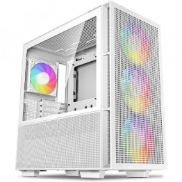 DeepCool CH560 Mid-Tower PC Case - White