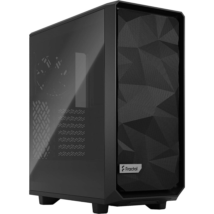 خرید کیس کامپیوتر Fractal Design Meshify 2 Compact - شاسی مید تاور - سیاه - شیشه روشن