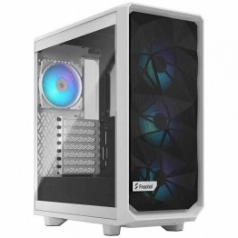 Fractal Design Meshify 2 Compact RGB Mid-Tower PC Case - White TG Clear Tint