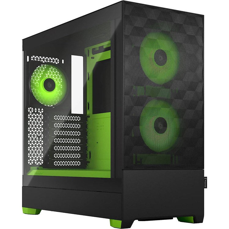 خرید کیس کامپیوتر Fractal Design Pop Air RGB - شاسی مید تاور - سبز - شیشه شفاف