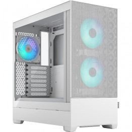 Fractal Design Pop Air RGB Mid-Tower PC Case - White TG Clear