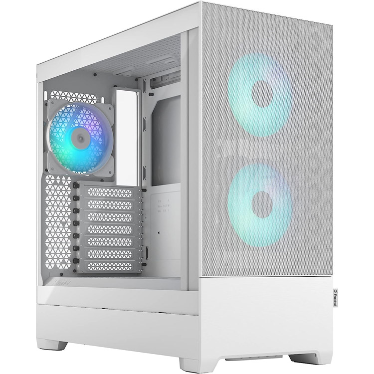 خرید کیس کامپیوتر Fractal Design Pop Air RGB - شاسی مید تاور - سفید - شیشه شفاف