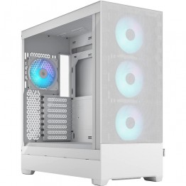 Fractal Design Pop XL Air RGB Full-Tower Gaming PC Case - White TG Clear Tint