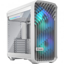 Fractal Design Torrent Compact RGB Mid-Tower PC Case - White TG Clear