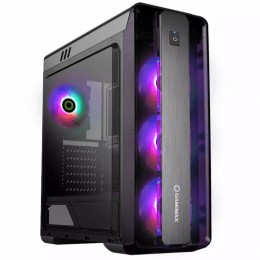GameMax Moonlight FRGB G511 Mid-Tower Gaming PC Case - Black