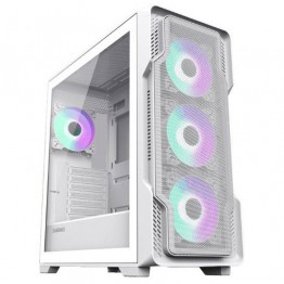 GameMax Siege Mid-Tower Gaming PC Case - White