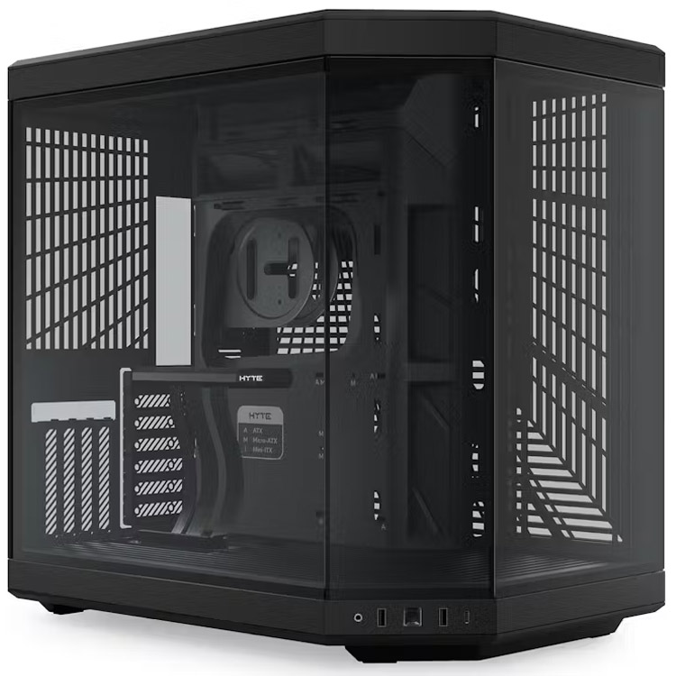 خرید کیس کامپیوتر Hyte Y70 - شاسی مید تاور - سیاه