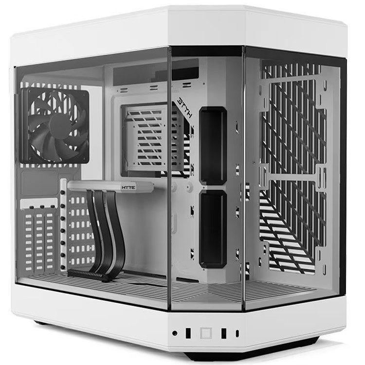 خرید کیس کامپیوتر Hyte Y60 - شاسی مید تاور - سفید