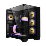 خرید کیس کامپیوتر Lian Li O11 Vision - شاسی مید تاور - سیاه