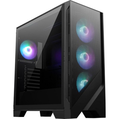 MSI MAG Forge 321R Airflow Mid-Tower Premium PC Case - Black