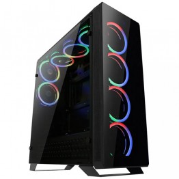 Master Tech T500 Mid-Tower Gaming PC Case