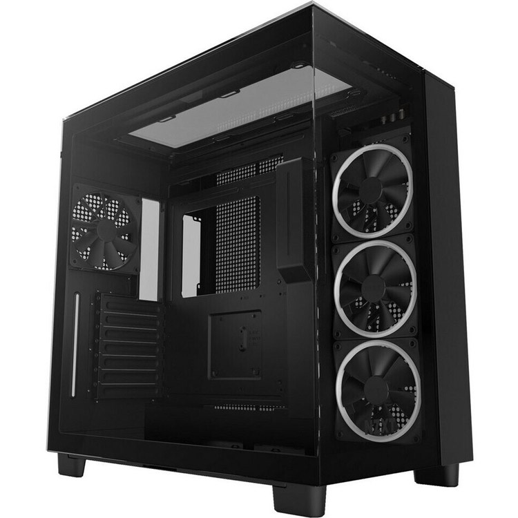 خرید کیس کامپیوتر NZXT H9 Elite - شاسی مید تاور - سیاه مات