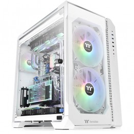 Thermaltake View 51 TG ARGB Full Tower Gaming PC Case - Snow Edition